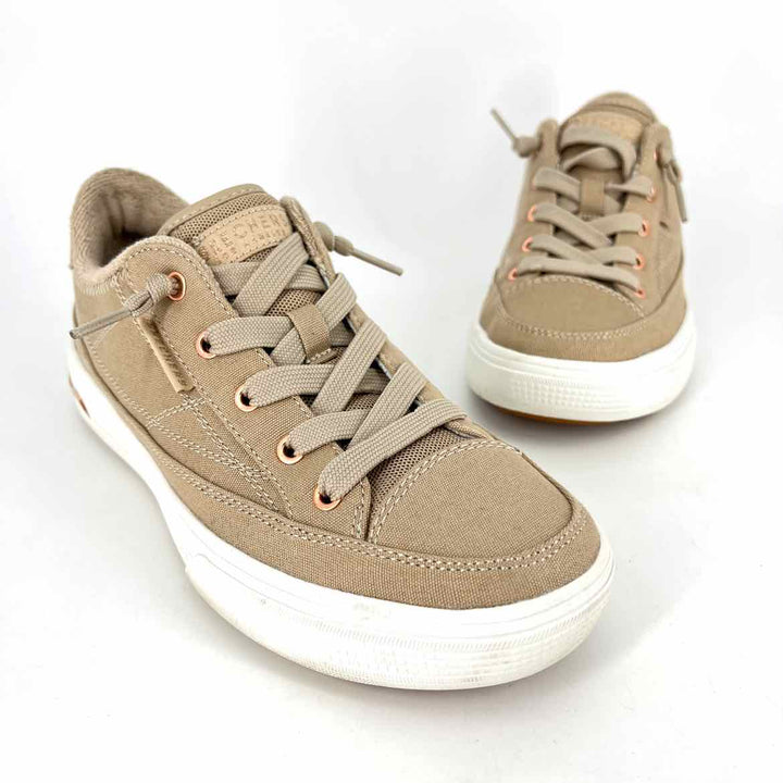 Shoe Size 6.5 Sketchers Taupe Canvas Sneakers