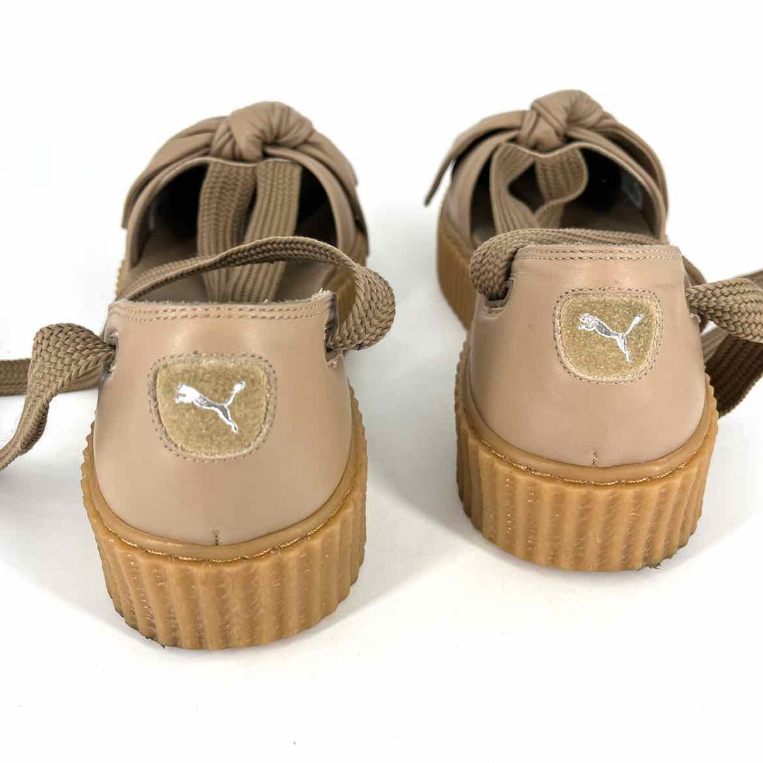 Shoe Size 9.5 Puma Taupe Leather Sandals