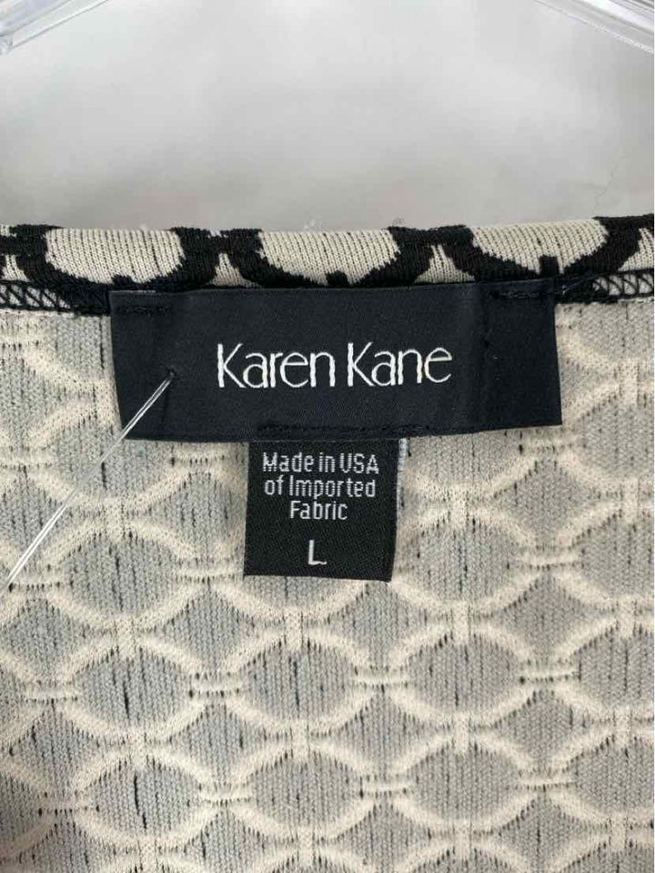 Size L KAREN KANE Tan Shirt