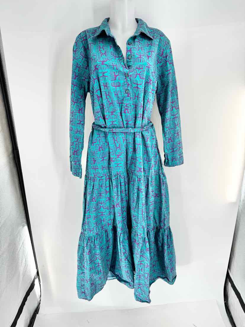 Size XL Anthropologie Teal Dress