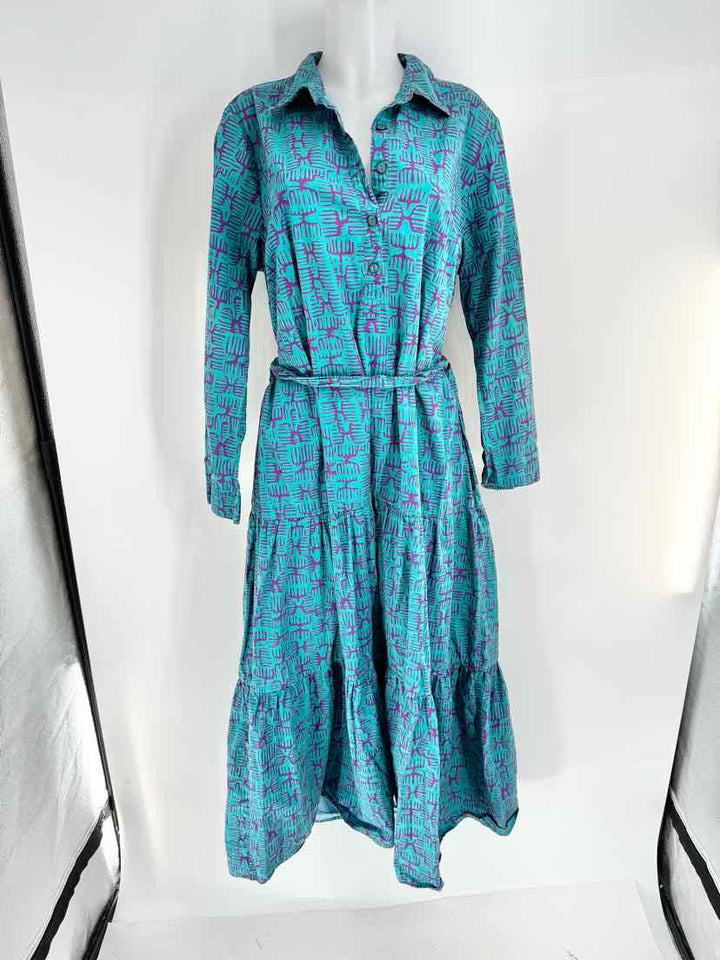 Size XL Anthropologie Teal Dress