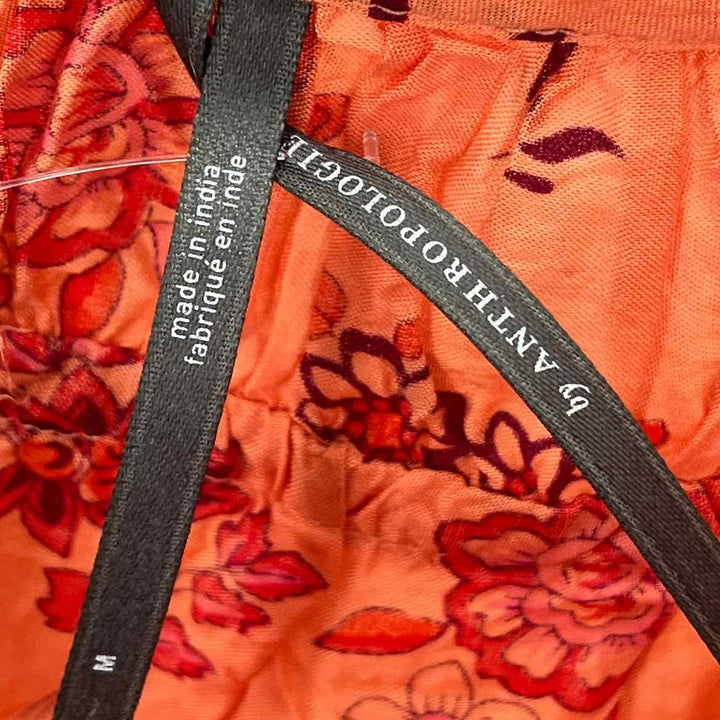 Size M Anthropologie Orange Shirt