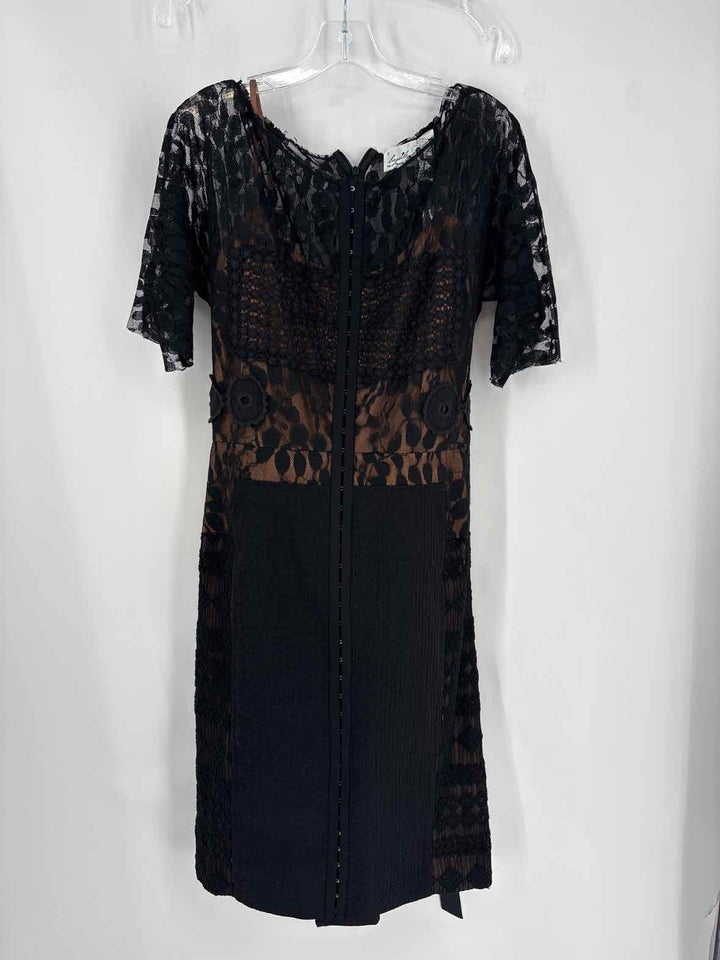 Size 12 Anthropologie Black Lace Dress