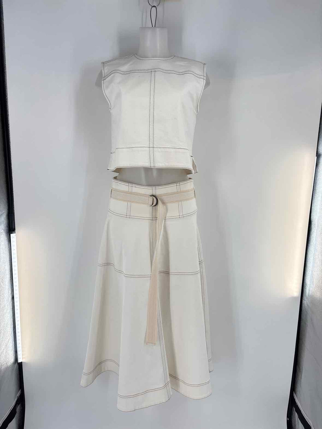 Size XXS Banana Republic White 2 PC Dress