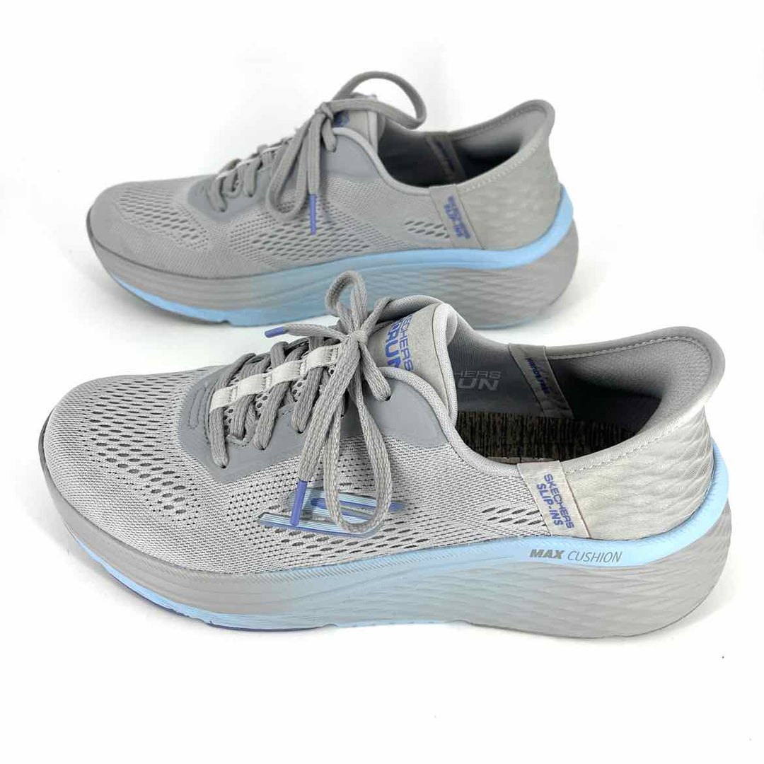 Shoe Size 8.5 Sketchers Gray Knit Sneakers