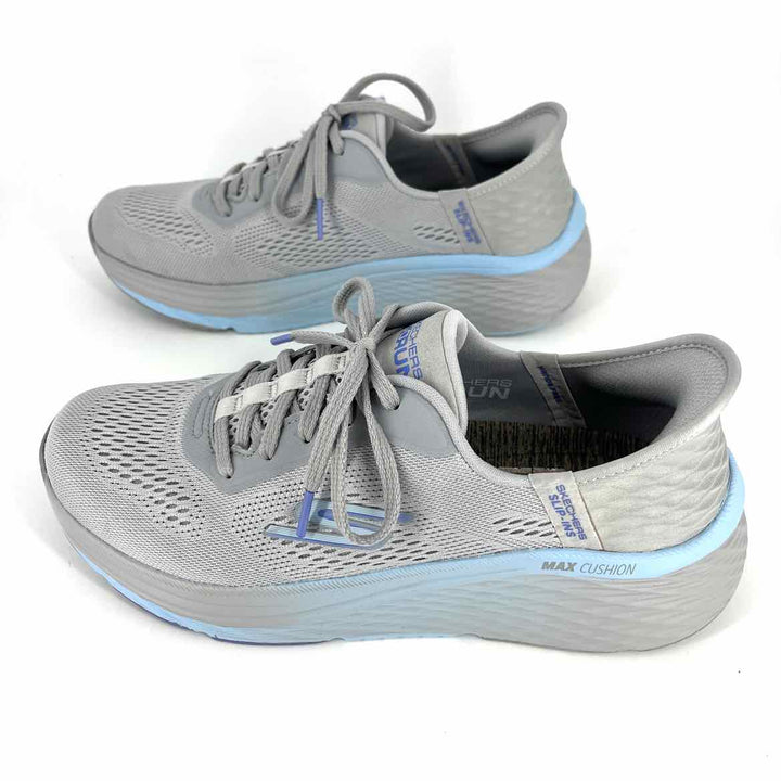 Shoe Size 8.5 Sketchers Gray Knit Sneakers
