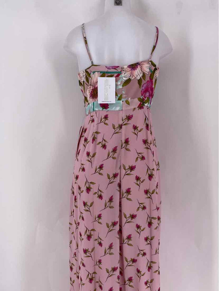 Size 8 Badgley Mischka Pink Dress