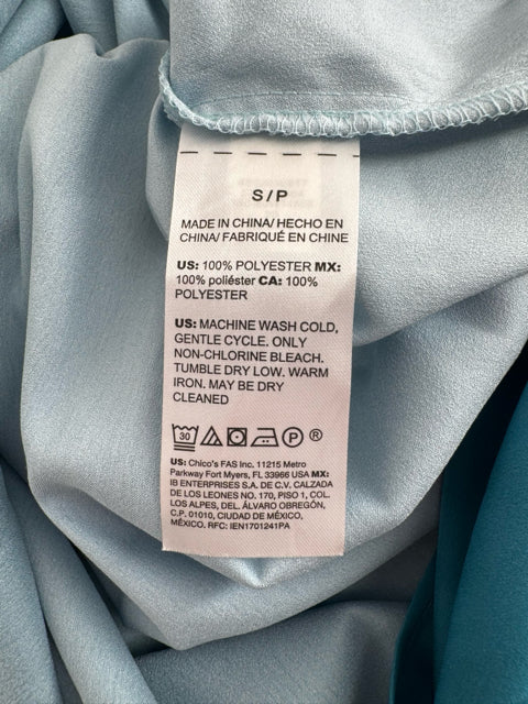 Size S White House Black Market Teal Dress