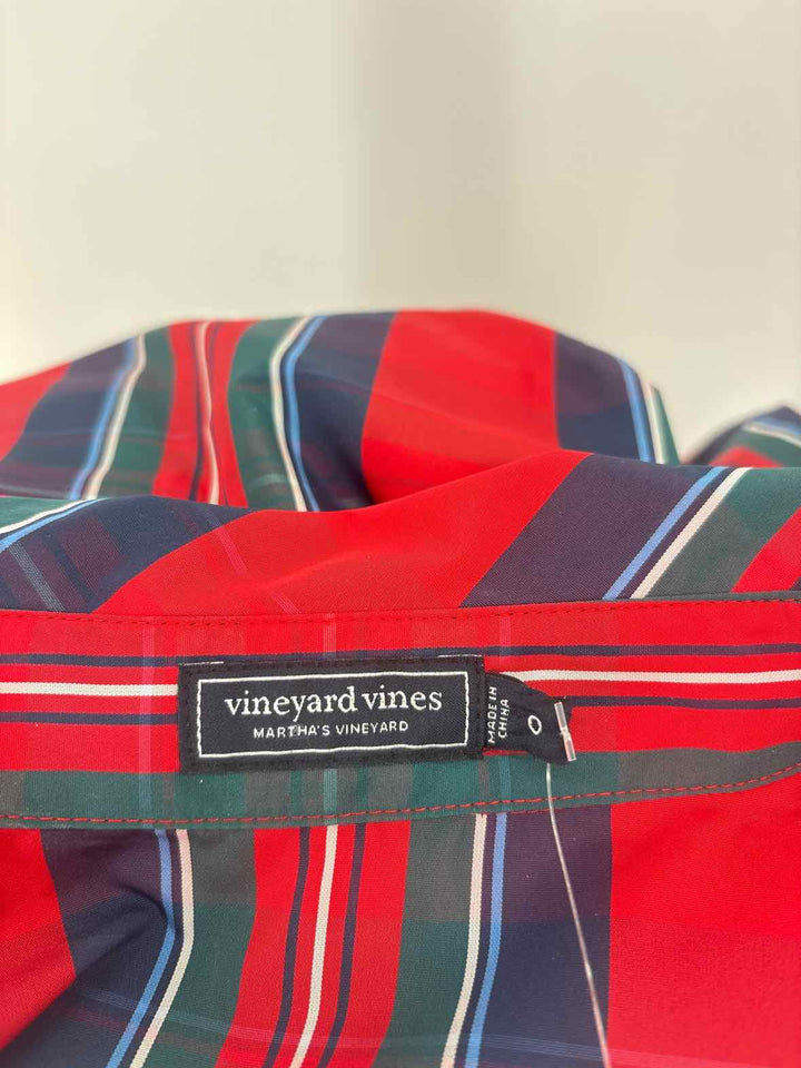 Size 0 Vineyard Vines Red Print Dress