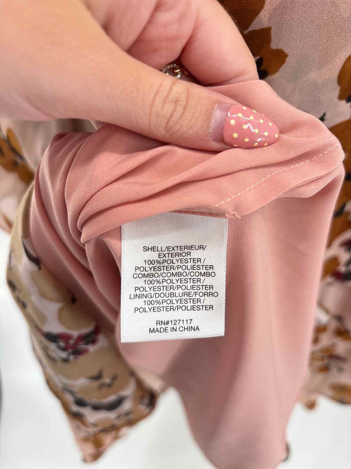Size 14 Badgley Mischka Tan Dress