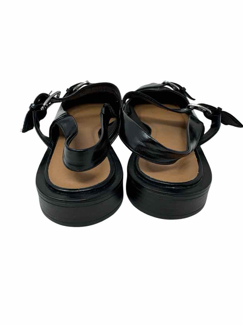 Shoe Size 9 WILD  FABLE Black Leather Mules