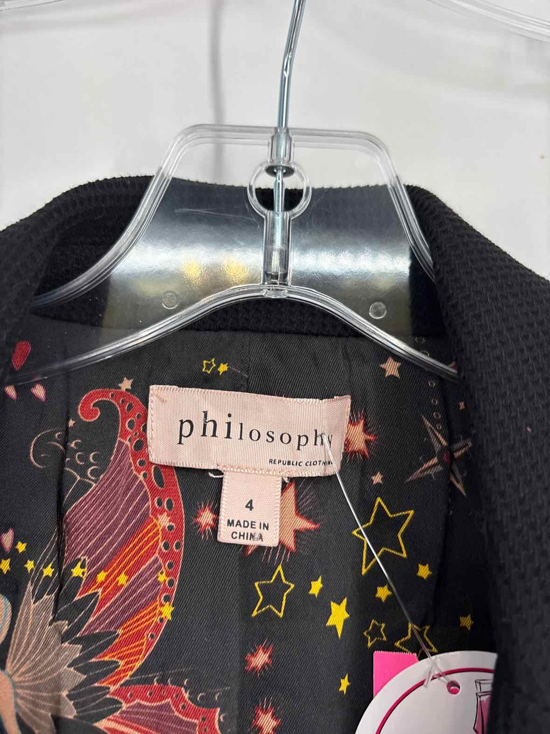 Size 4 PHILOSPHY Black Jacket