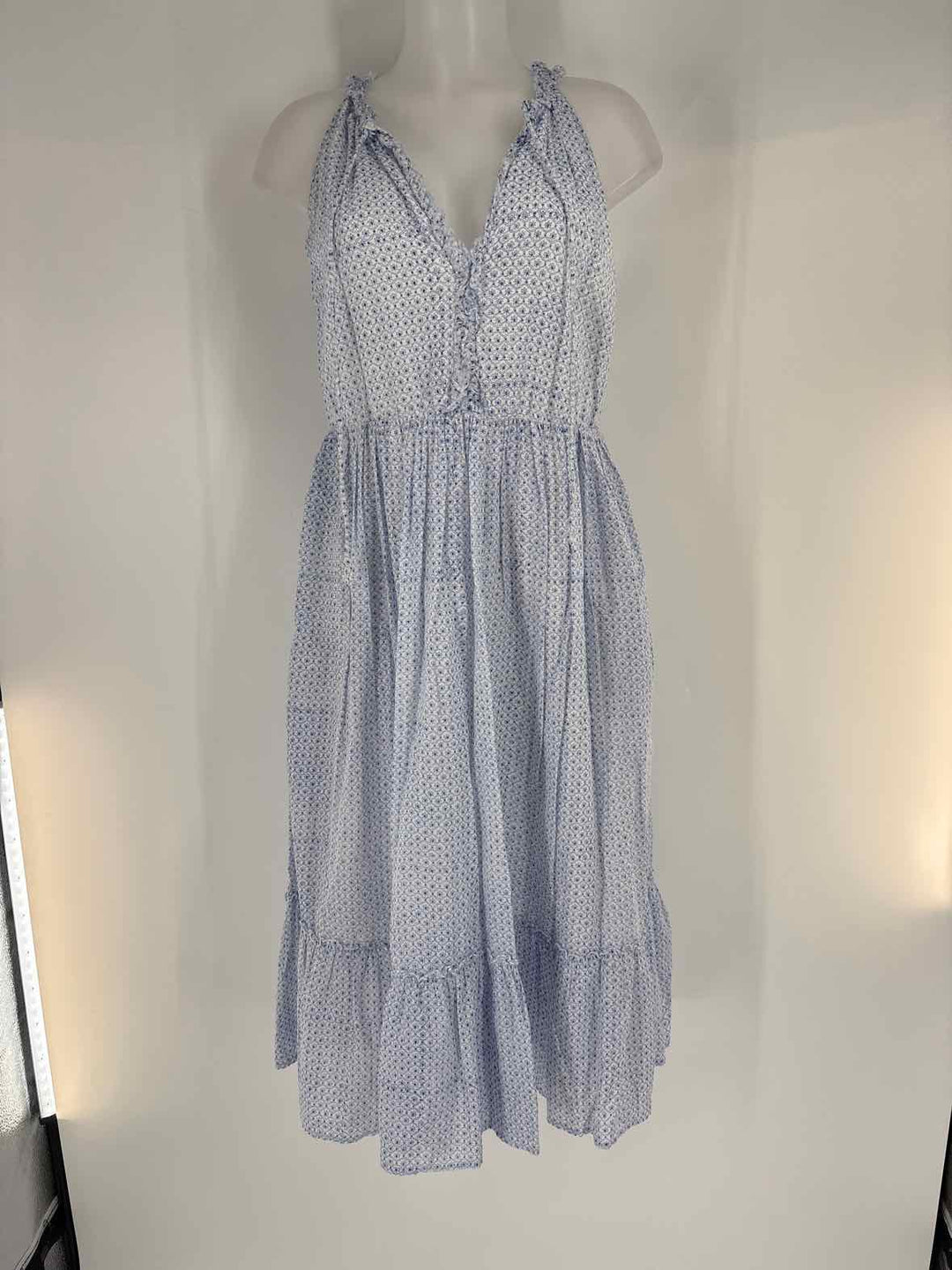 Size L Roller Rabbit Blue Print Dress