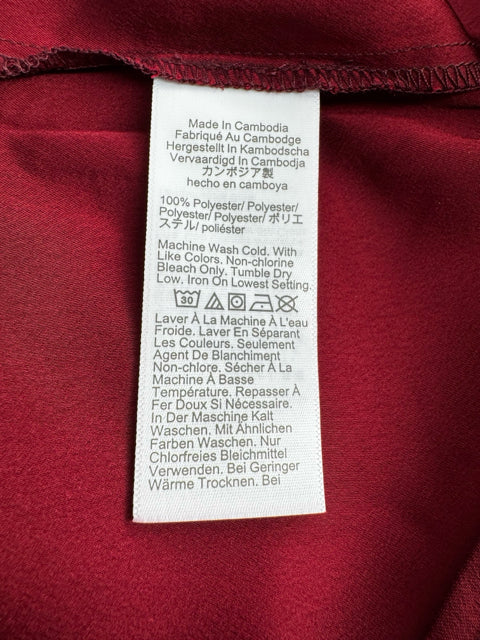 Size S J Crew Burgundy Shirt