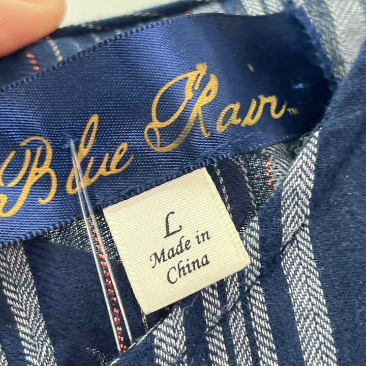 Size L BLUE RAIN Navy Knit Cardigan