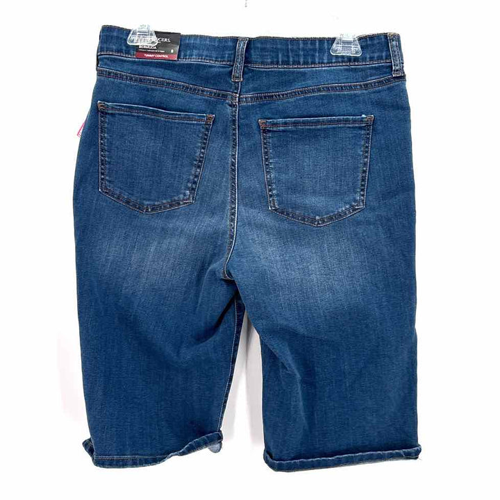 Size 8 KIM ROGERS Blue Denim Shorts