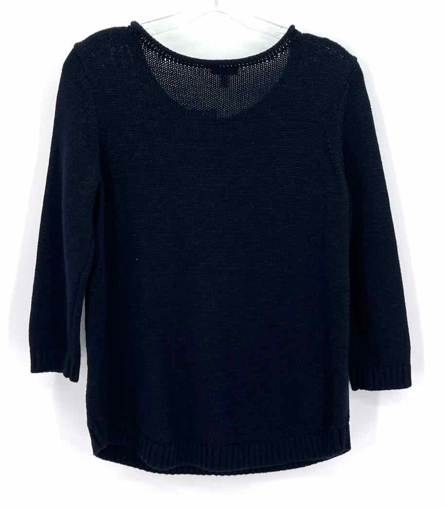 Size M Talbots Navy Knit Sweater