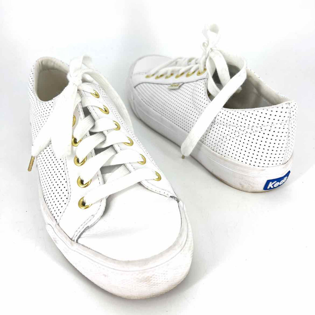 Shoe Size 7.5 Keds White Leather Sneakers