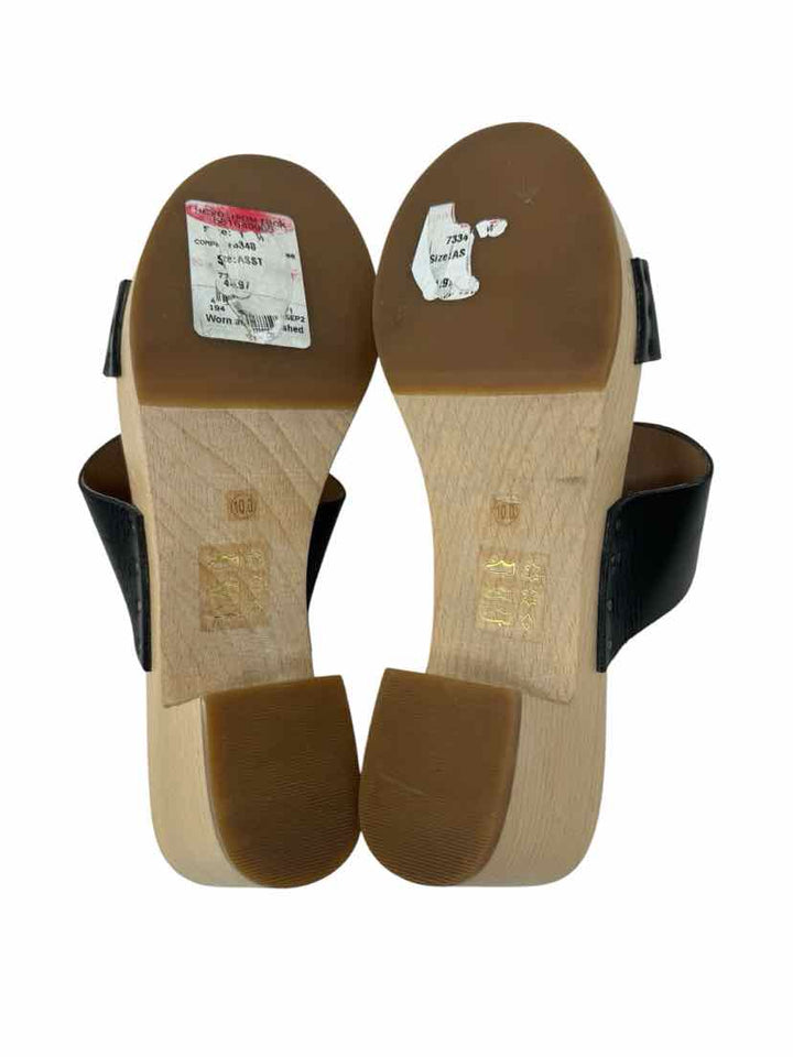 Shoe Size 10 MADEWELL Black Sandals