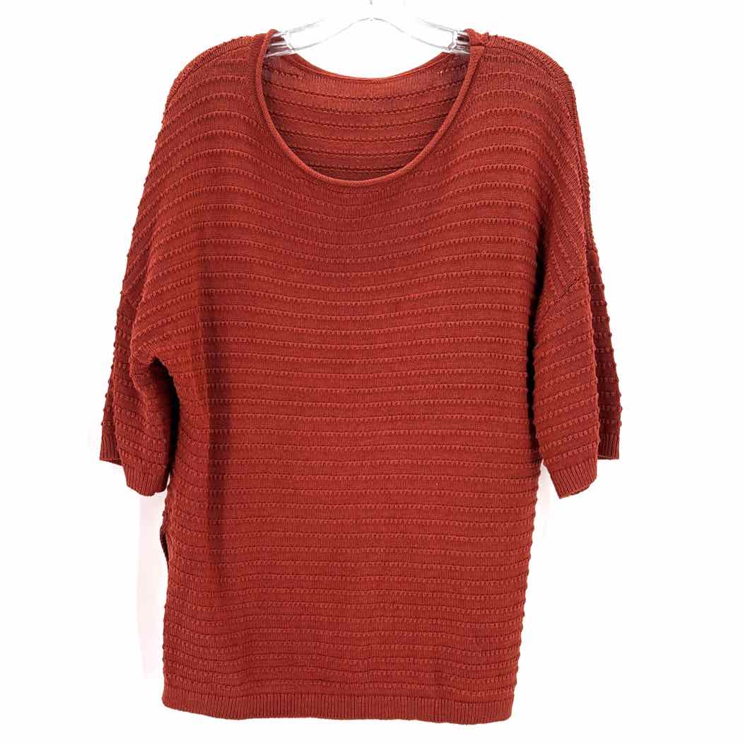 Size XL Rust Knit Sweater