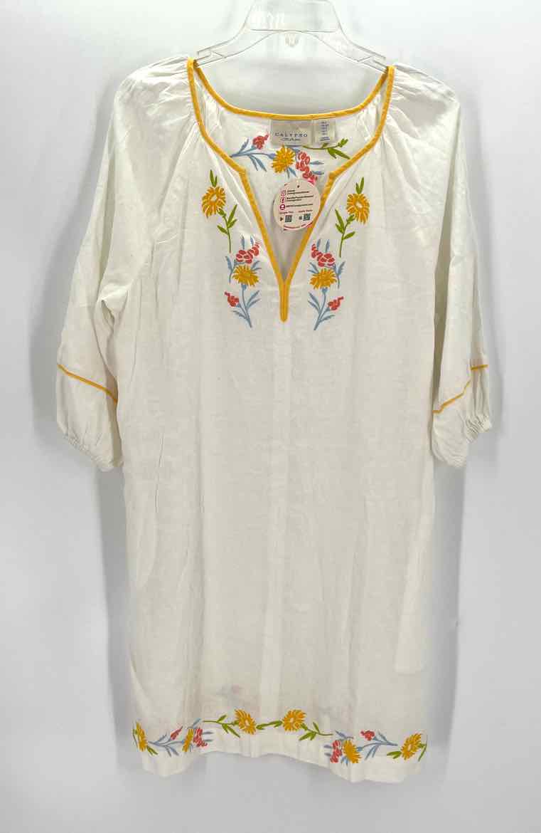 Size S CALYPSO White Knit Dress