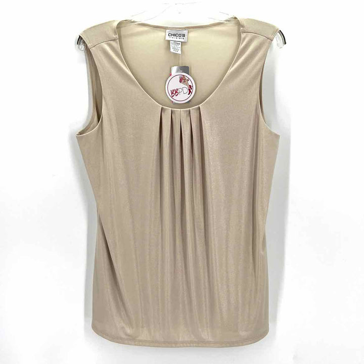 Size L Chico's Gold Shirt