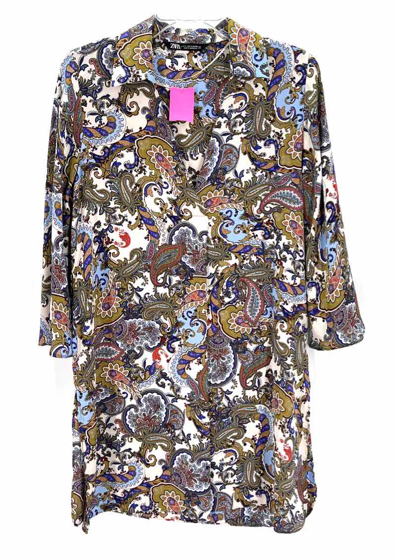 Size S ZARA Multi-Color Shirt