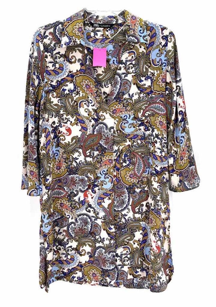 Size S ZARA Multi-Color Shirt