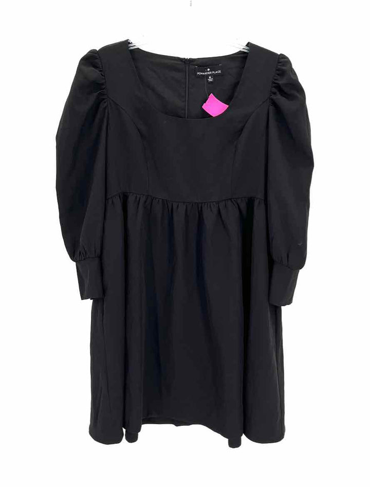 Size M POMANDER PLACE Black Dress