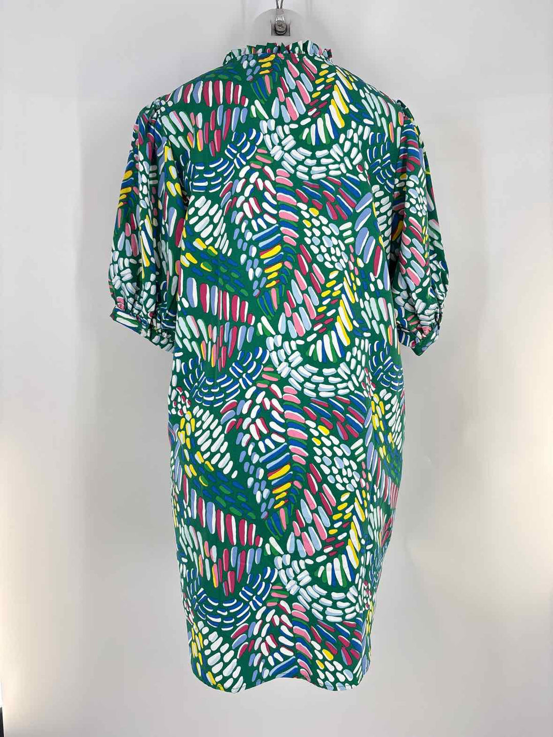 Size XL MICHELLE MCDOWELL Green Print Dress