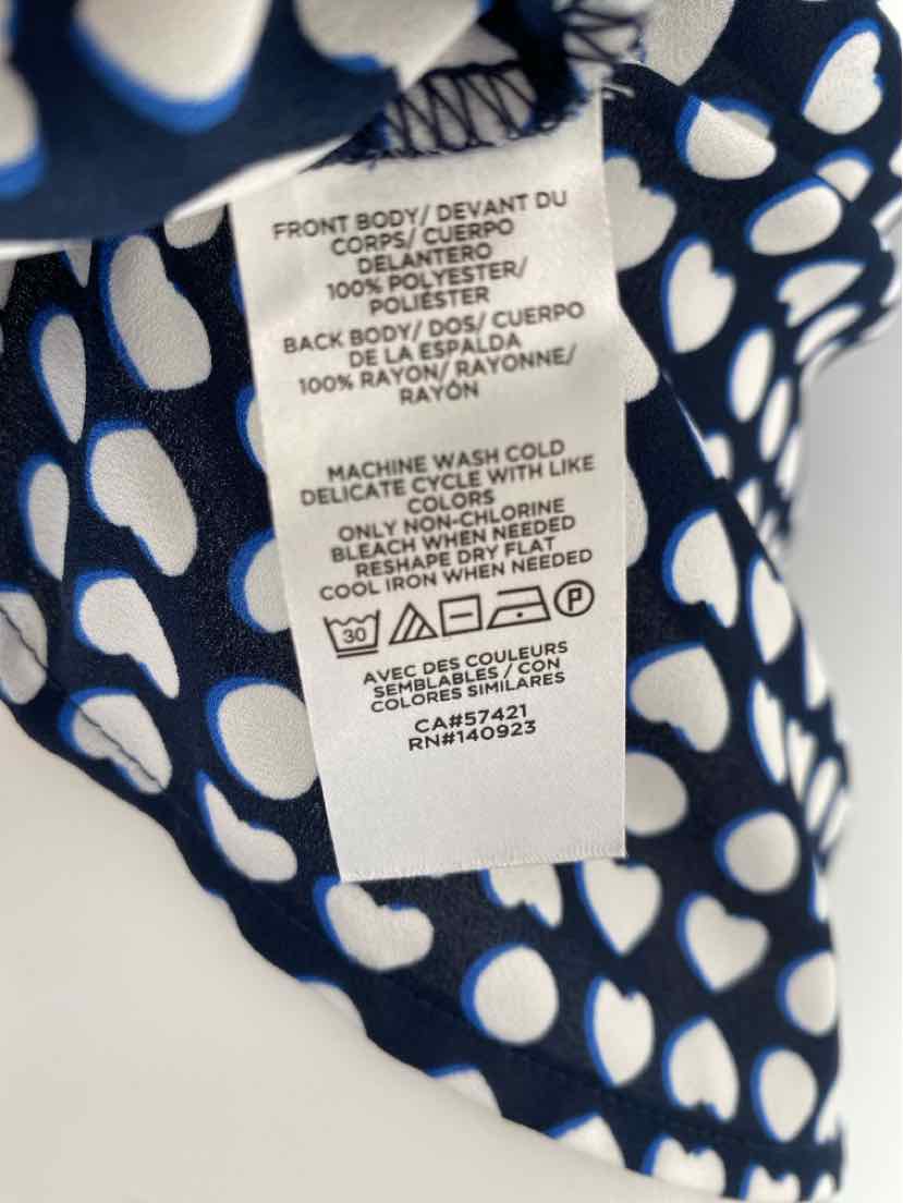 Size M Ann Taylor Navy Shirt