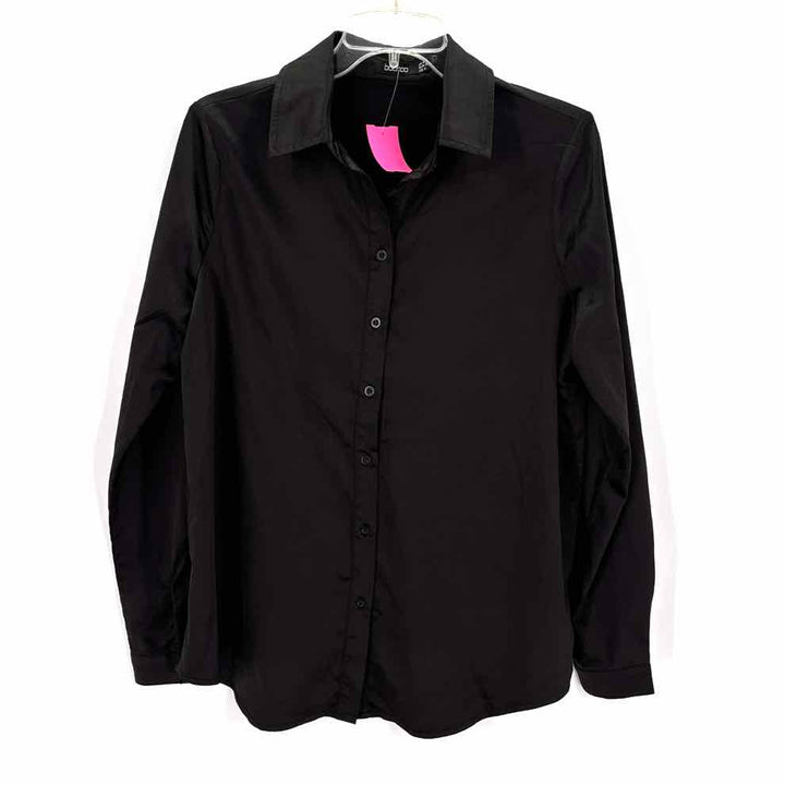 Size 4 BOOHOO Black Shirt