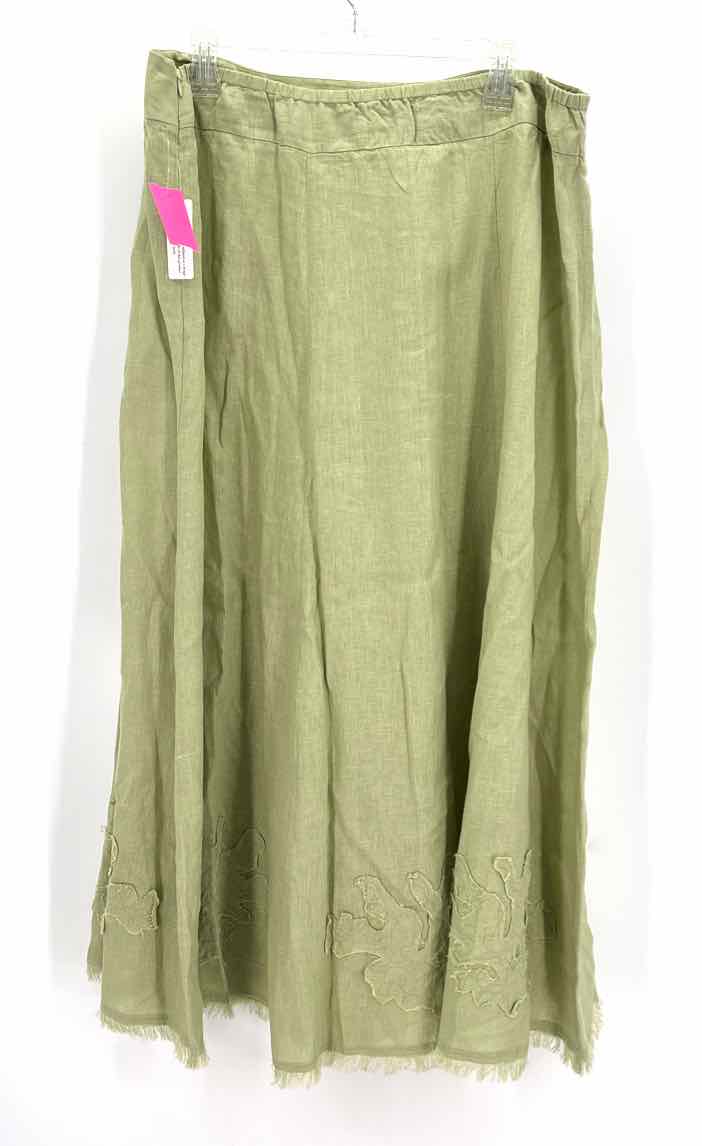 SOFT SURROUNDINGS Sage Linen Shirt