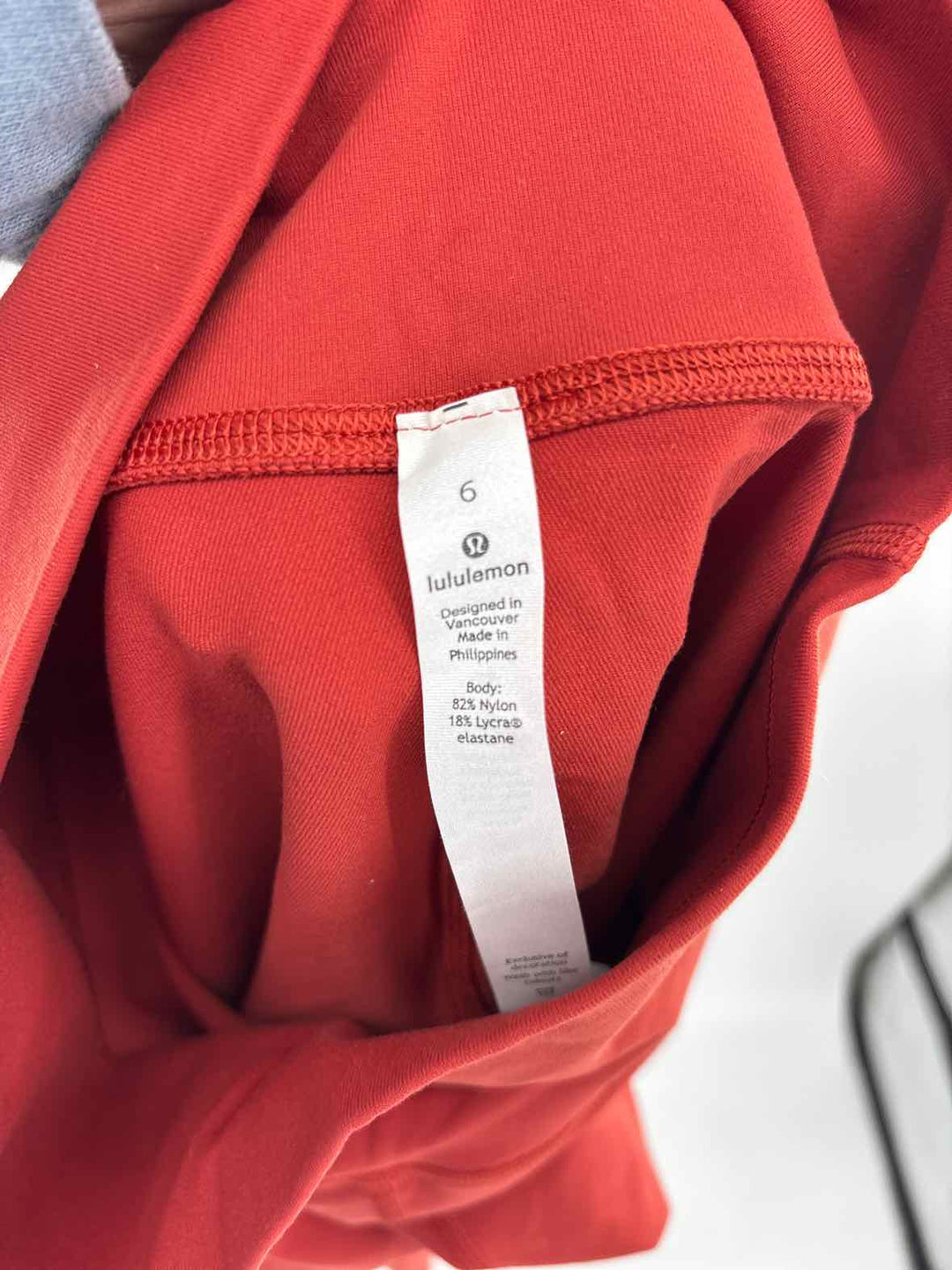 Size 6 Lululemon Burnt Orange Leggings