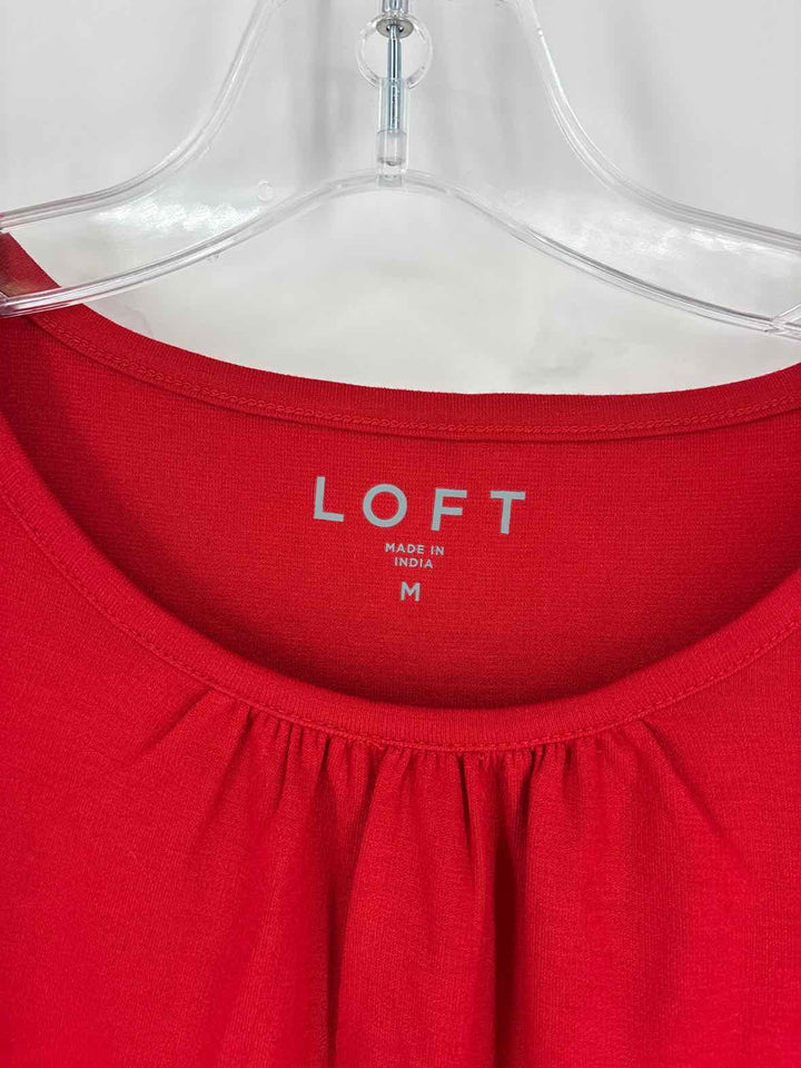 Size M LOFT Red Shirt