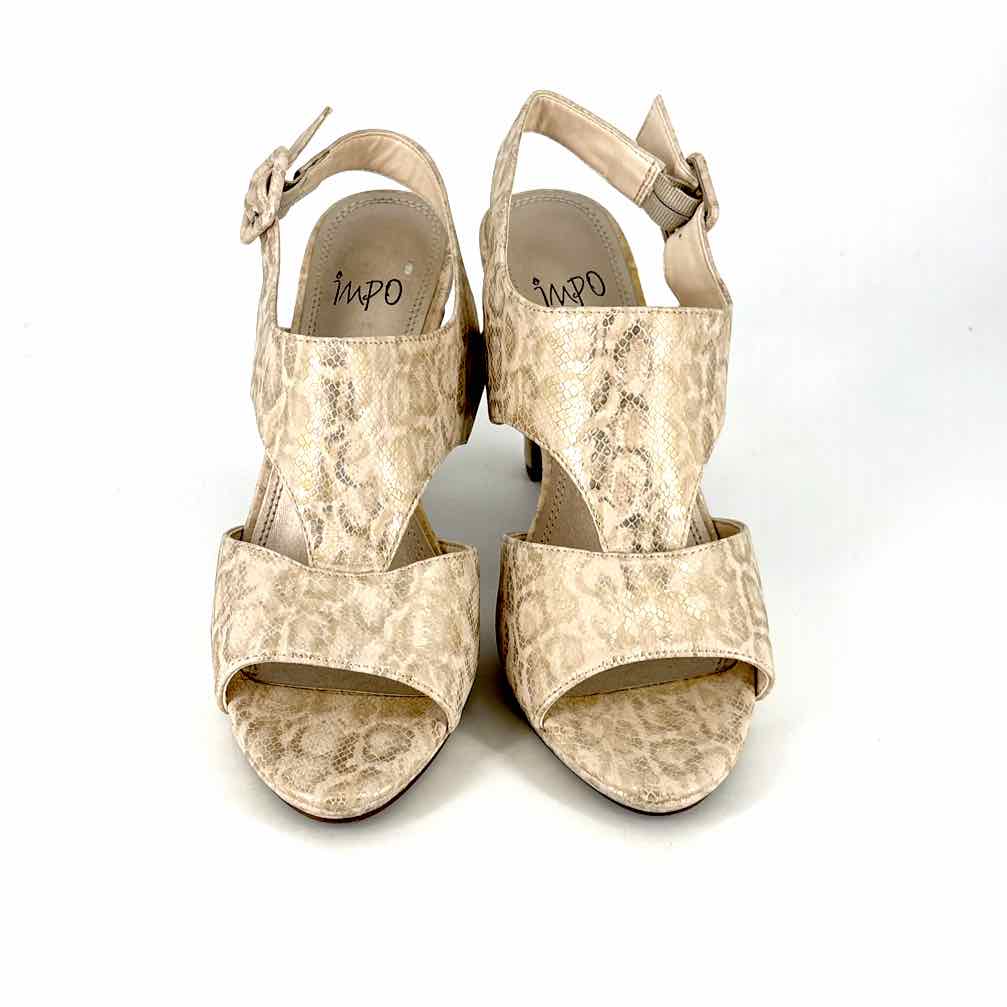 Shoe Size 8.5 IMPO Champagne Sandals