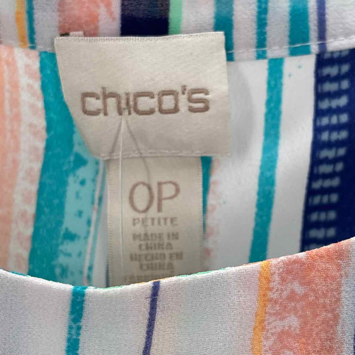 Size Petite Chico's Multi-Color Shirt