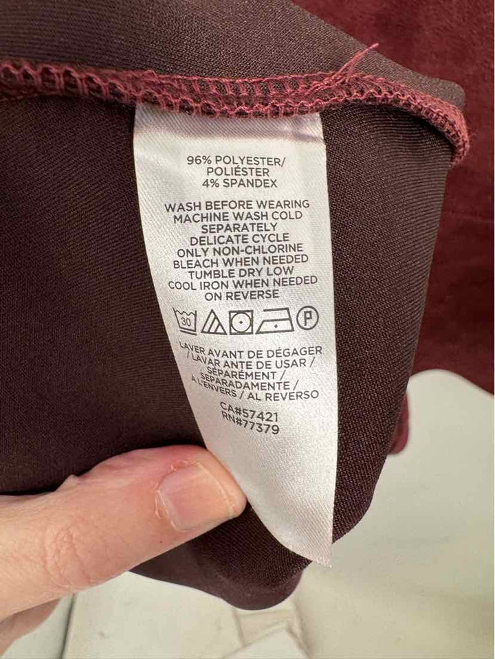 Size XL Ann Taylor Burgundy Shirt