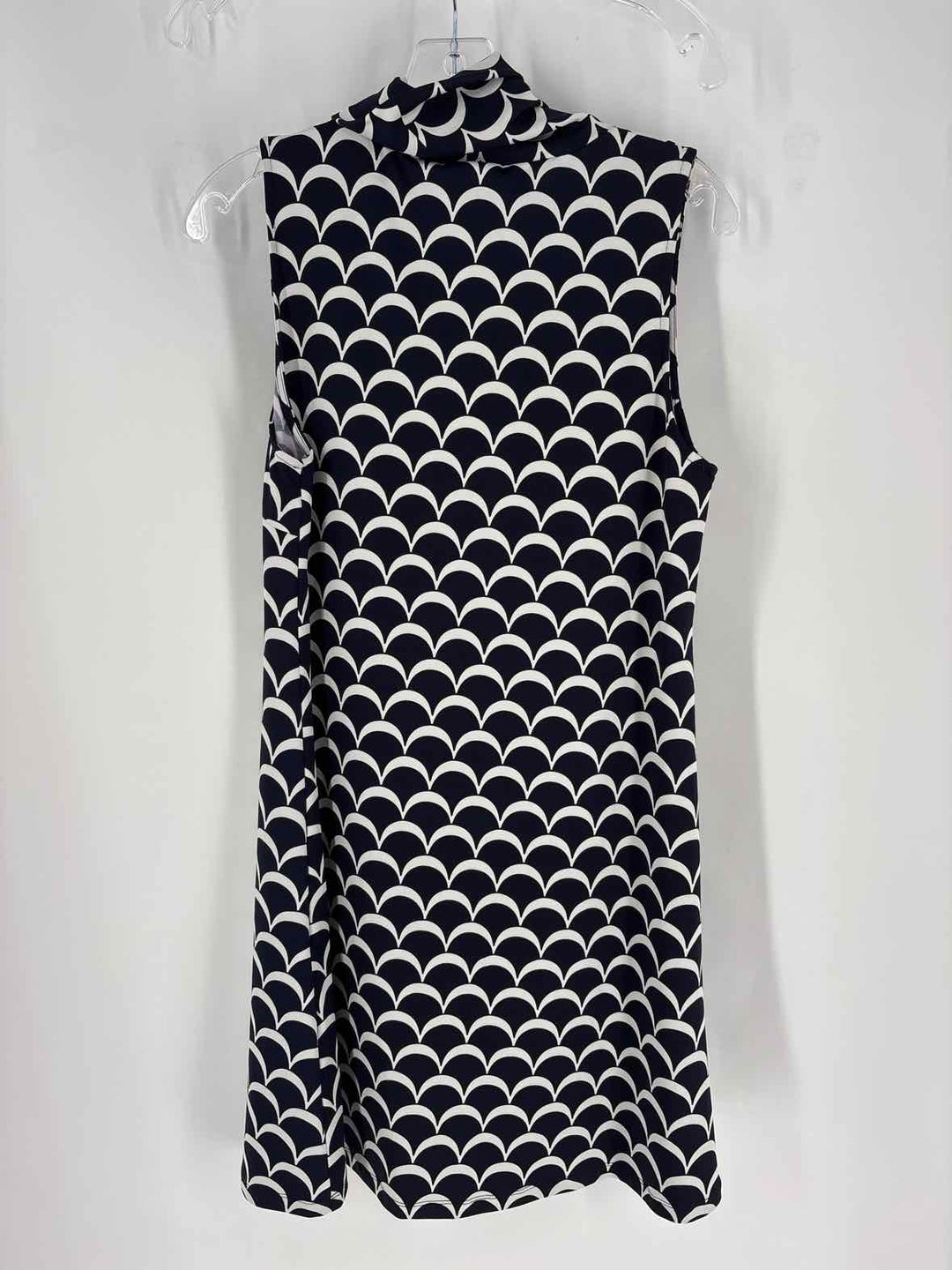 Size L JULIE BROWN Navy Print Dress