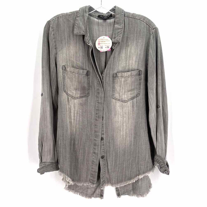 Size L VELVET HEART Gray Shirt