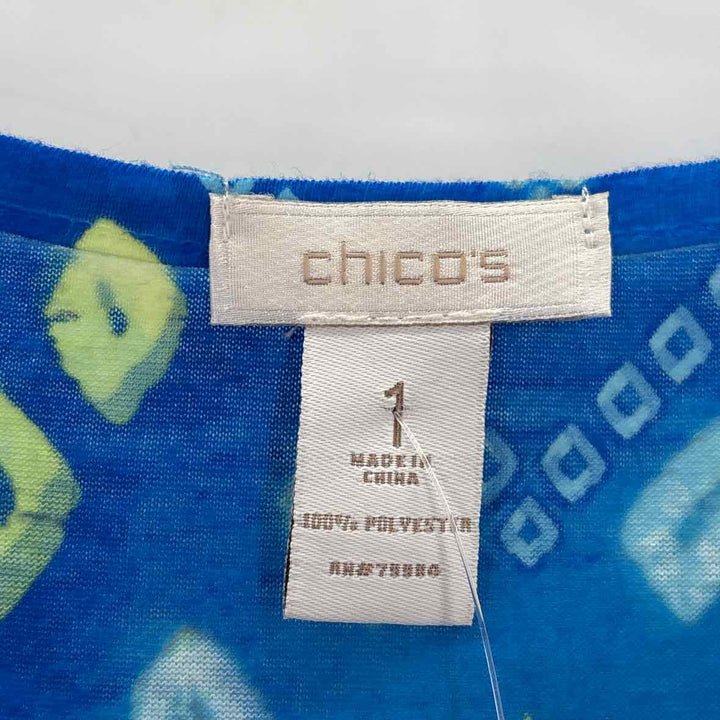 Size M Chico's Royal Blue Knit Shirt