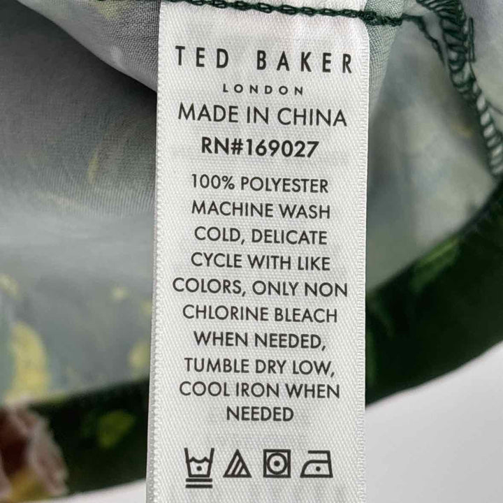 Size L TED BAKER Green Shirt