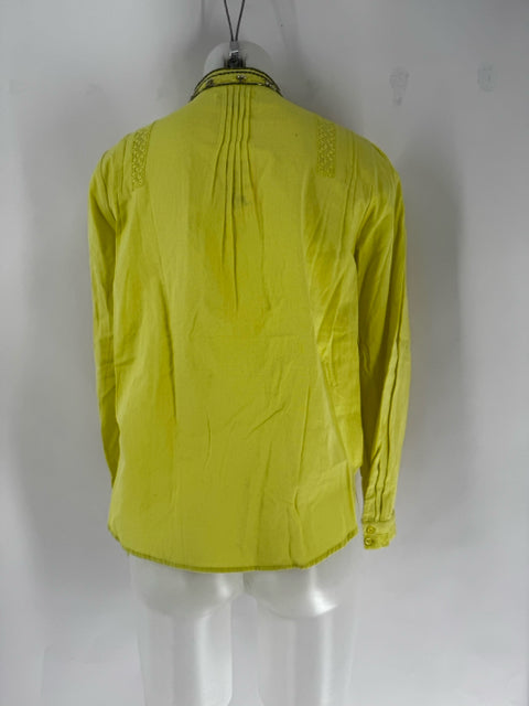 Size S Pilcro & the Letterpress Yellow Shirt