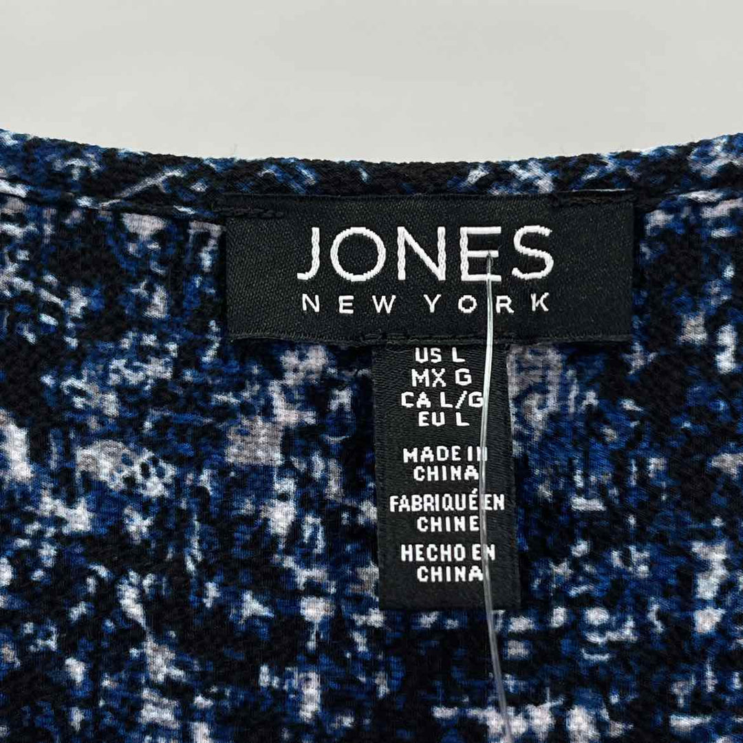 Size L Jones New York Navy Shirt