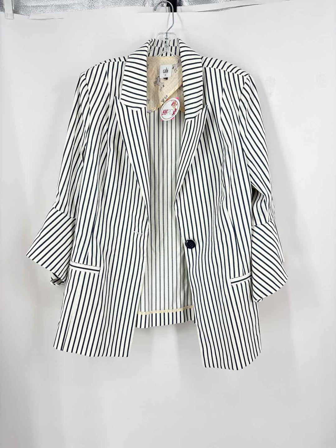 Size 16 CABI White Print Jacket