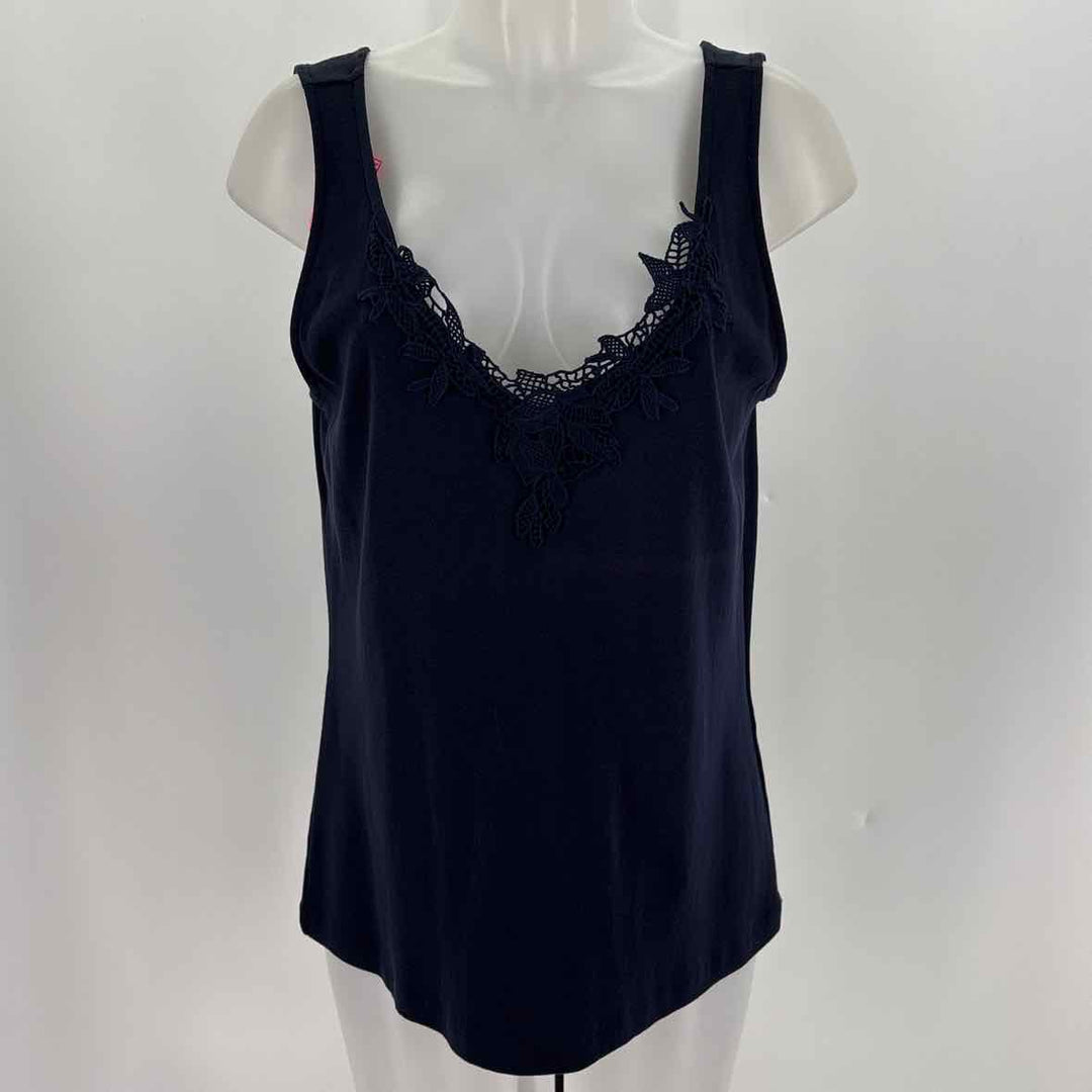 Size L Chico's Navy Shirt