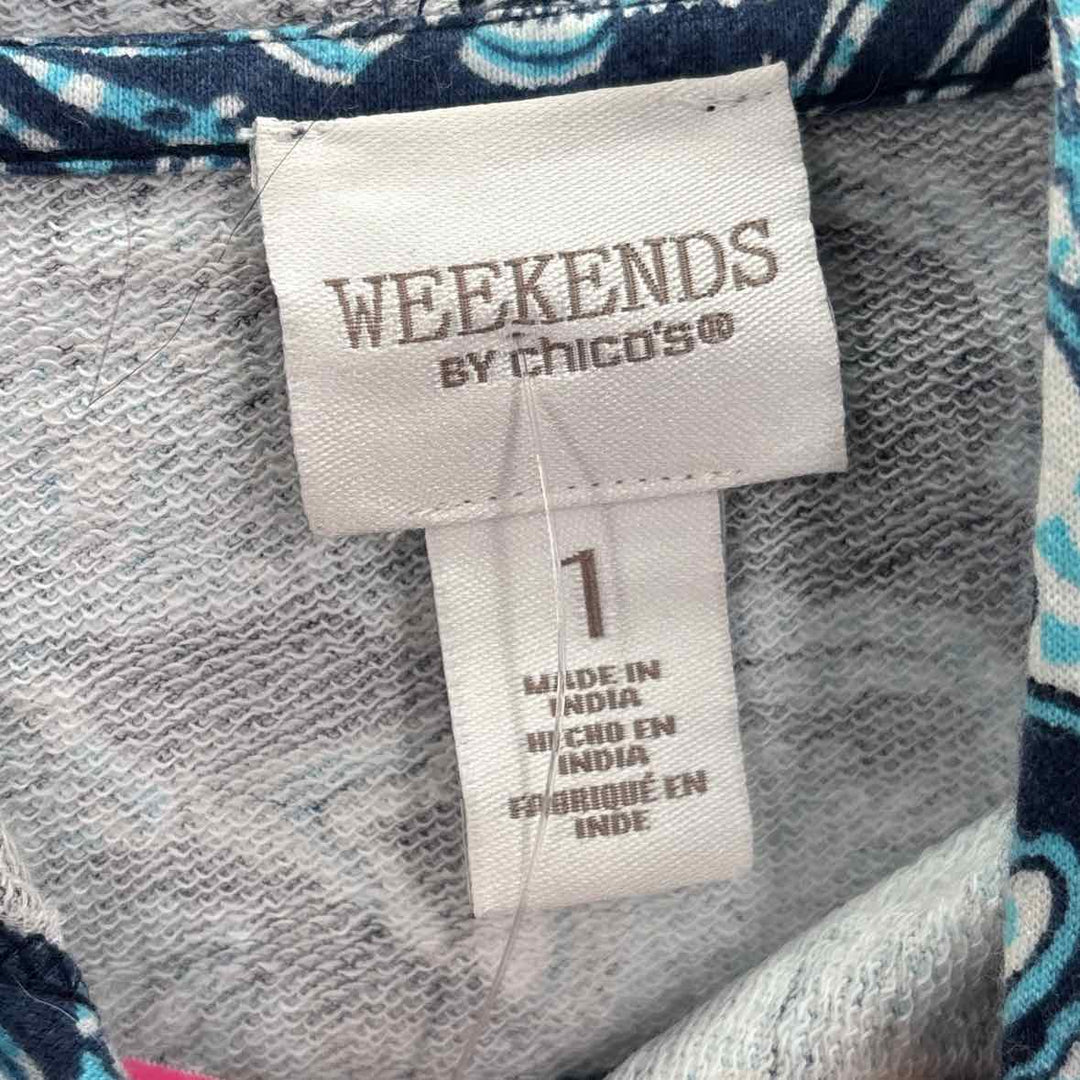 Size M Chico's Multi-Color Knit Shirt