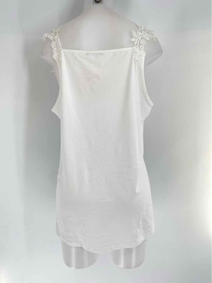 Size 3X White Lace Shirt