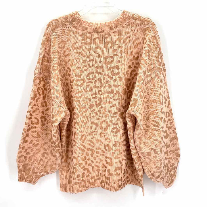 Size S/M Peach Knit Sweater