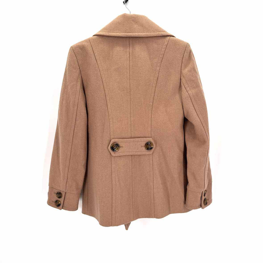 Size 4 Jones New York Tan Wool Coat